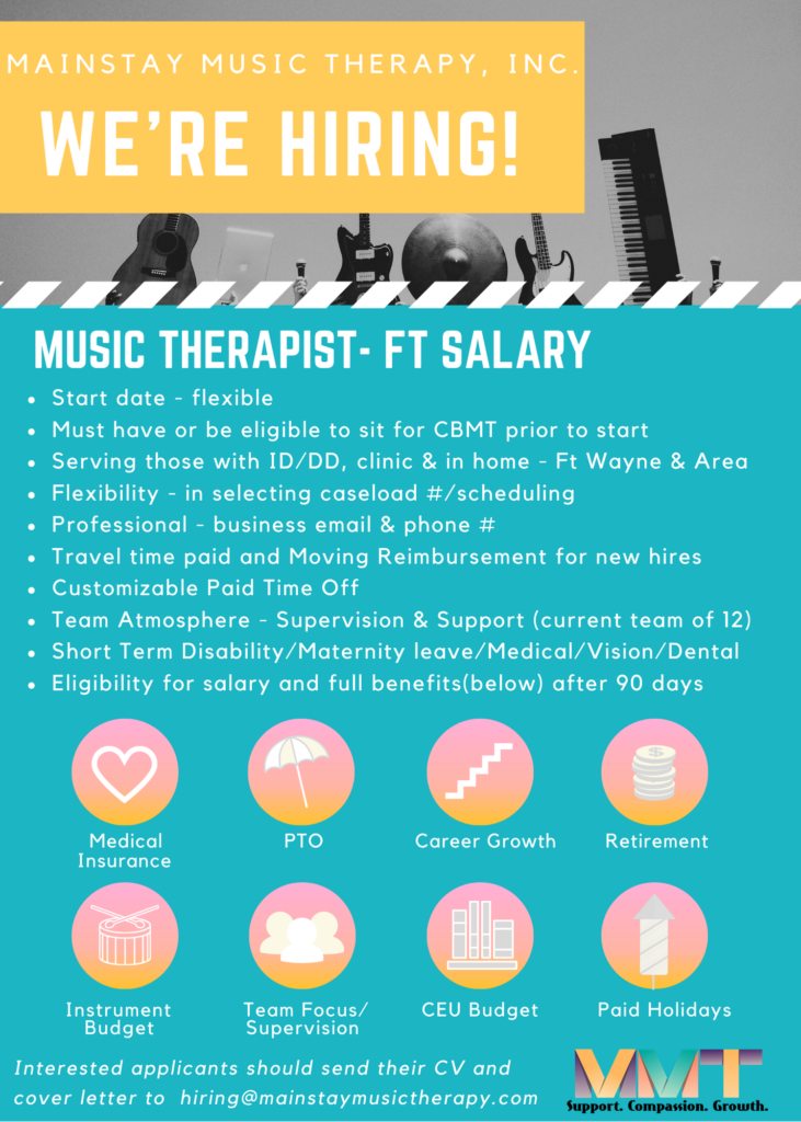 Jobs Illinois Association for Music Therapy